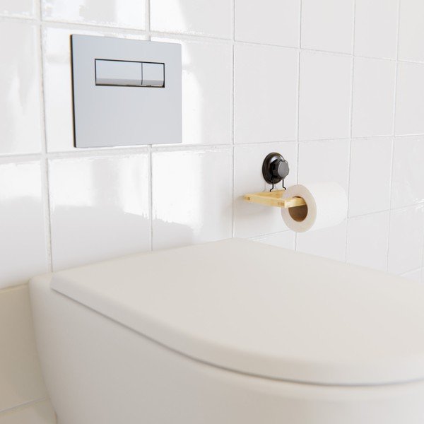 Bambusa pašturošs tualetes papīra turētājs Compactor Bestlock SPA-image-4