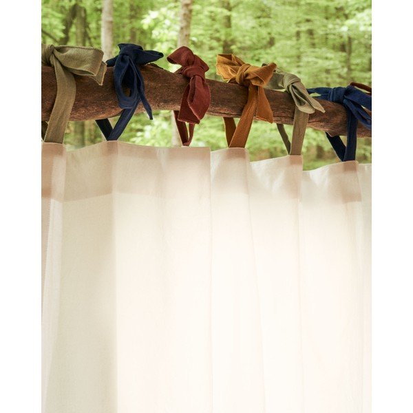 Balts aizkars 135x270 cm Zelda – Kave Home-image-3