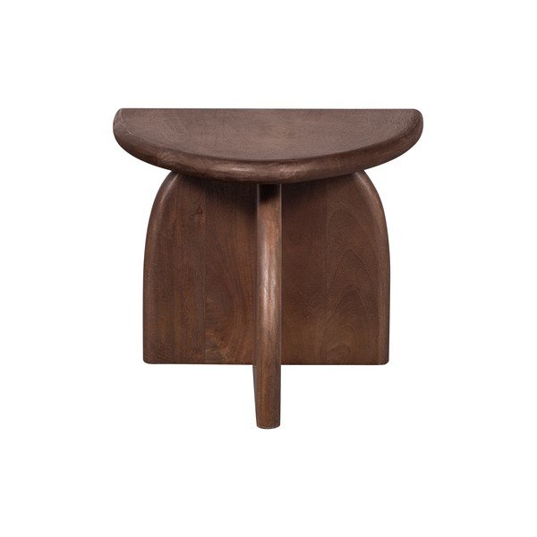 Mango masīvkoka sānu galdiņš 50x60 cm Nalin – WOOOD-image-1