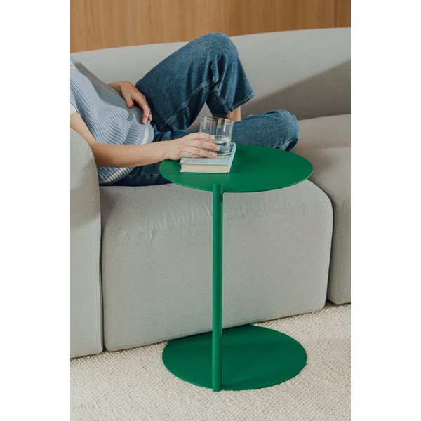 Tērauda apaļš sānu galdiņš 41x40 cm Ande – noo.ma-image-3