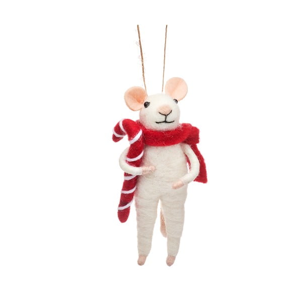 Tekstila Ziemassvētku eglītes rotājums Mouse – Sass & Belle