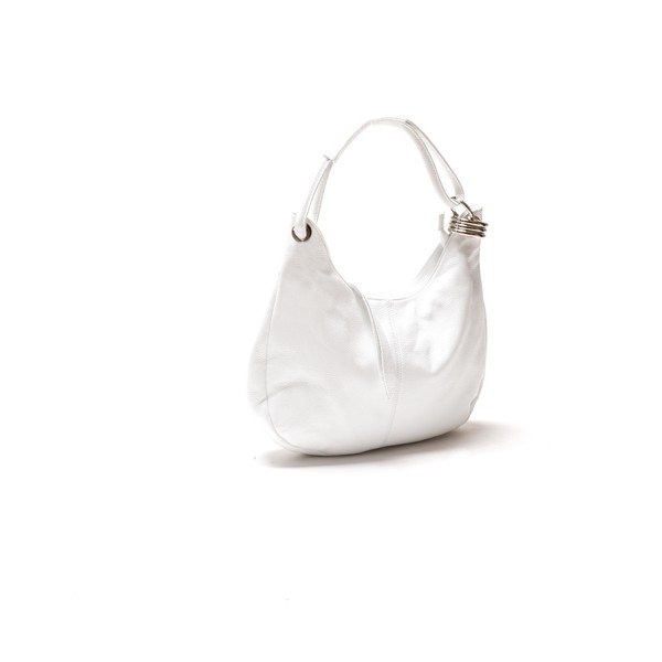 Balta ādas somiņa Carla Ferreri Isabella Laura-image-1