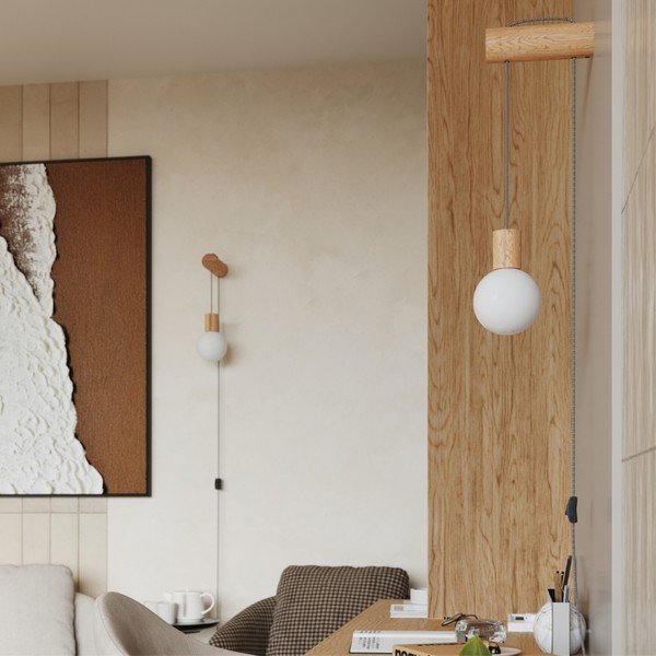 Dabīga toņa sienas lampa Arcadia – Sollux-image-1