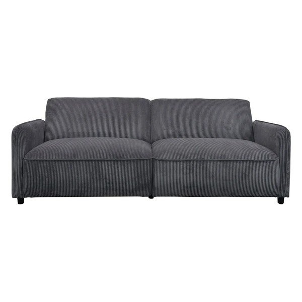 Antracīta pelēks velveta regulējams/salokāms dīvāns 209 cm Alicia – Støraa
