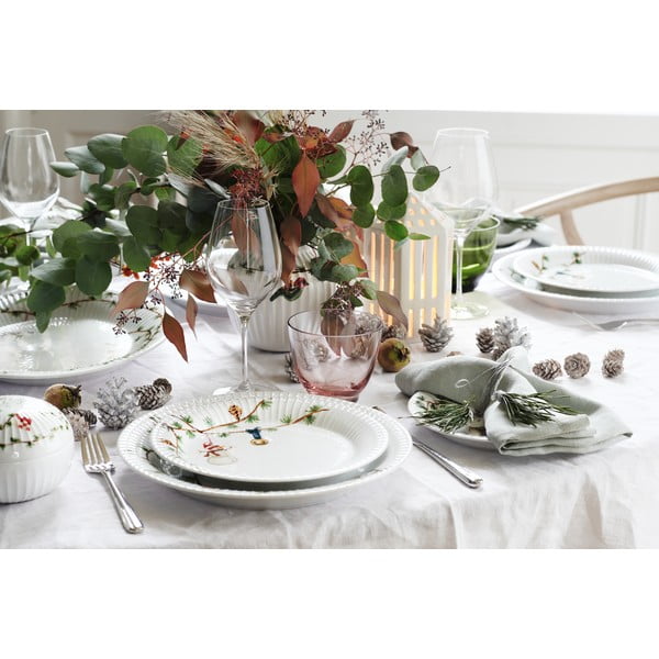 Balta keramikas laterna Kähler Design Galleria, augstums 18,5 cm-image-1