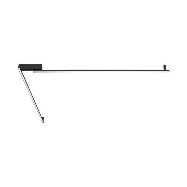 Matēti melna alumīnija LED griestu lampa ar regulējamu spilgtumu 4x309 cm Briana – Nova Luce