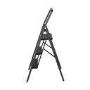 Pelēkas trepes Wenko Compact, augstums 114,5 cm