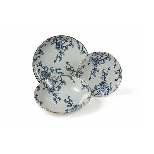 18 daļīgs porcelāna šķīvju komplekts VDE Tivoli 1996 Hamasei-image-1