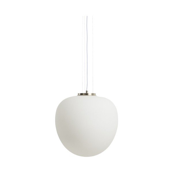 Balta piekaramā lampa ar stikla abažūru ø 25 cm Ardali – Kave Home