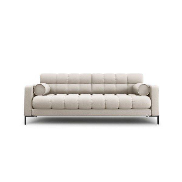 Bēšs salokāms dīvāns ar uzglabāšanas vietu 222 cm Bali – Cosmopolitan Design