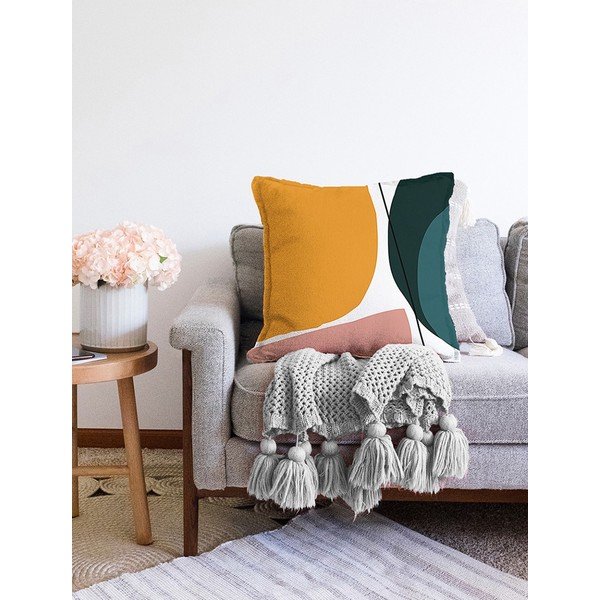 Spilvendrāna ar kokvilnas maisījumu Minimalist Cushion Covers Artistry, 55 x 55 cm-image-2