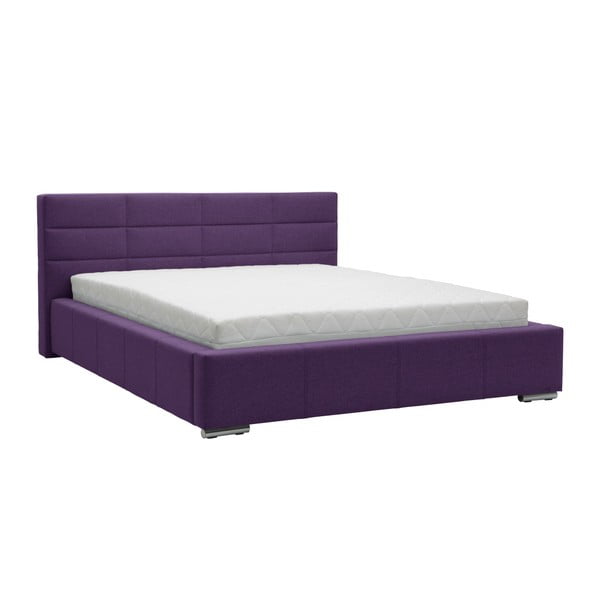 Violeta divguļamā gulta Mazzini Beds Reve, 180 x 200 cm