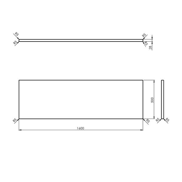 Dabīga toņa ozola masīvkoka vannasistabas letes virsma 160x50 cm Woody – Sapho-image-3