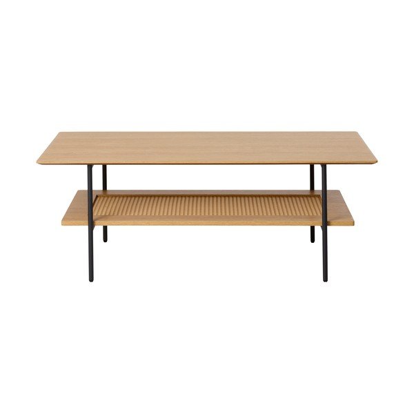 Dabīga toņa žurnālgaldiņš ar ozolkoka imitāciju 55x110 cm Pensacola – Unique Furniture-image-1