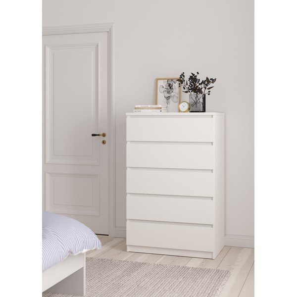 Balta kumode 77x121x50 cm Naia – Tvilum-image-1