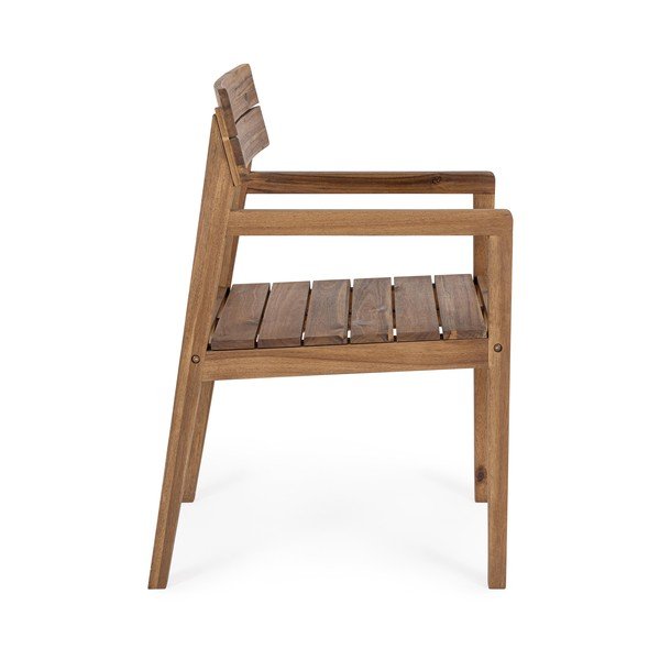 Dabīga toņa masīvkoka dārza krēsls Rodano – Bizzotto-image-3