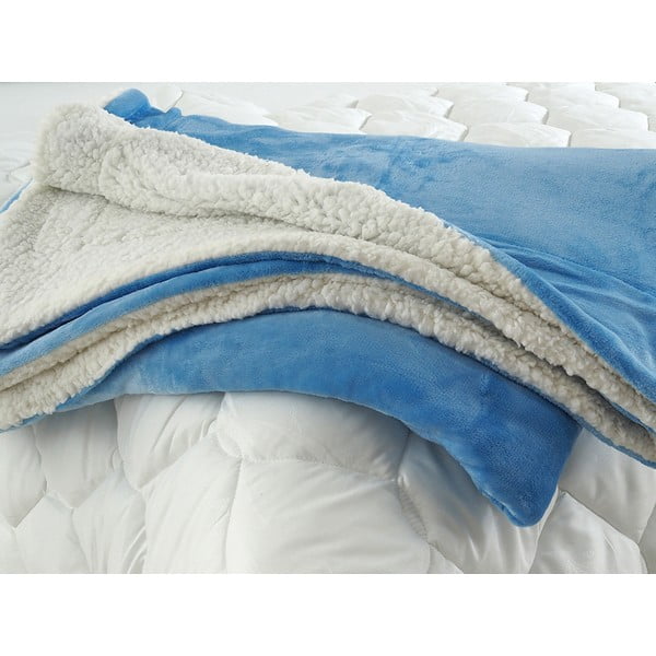 Pleds no vilnas Sherpa 150x200 cm – B.E.S.-image-1