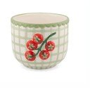 Porcelāna ar rokām apgleznots puķu poda apvalks ø 12 cm Tomato – Sass & Belle