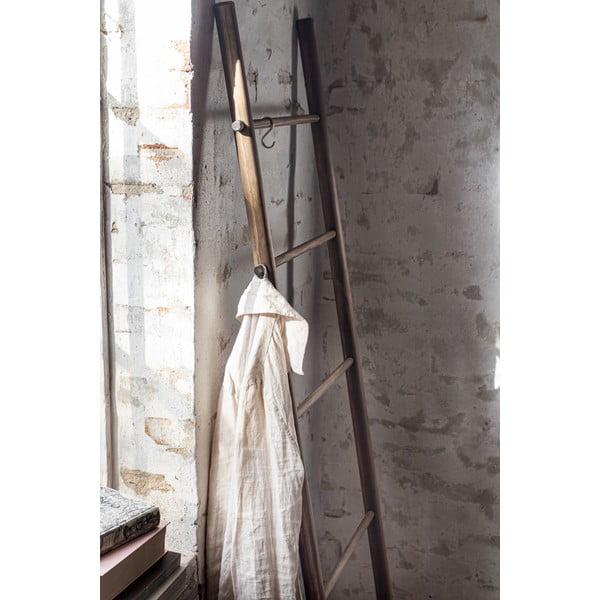 Brūna koka dekoratīvās kāpnes dvieļu žāvēšanai Roots – Mette Ditmer Denmark-image-2