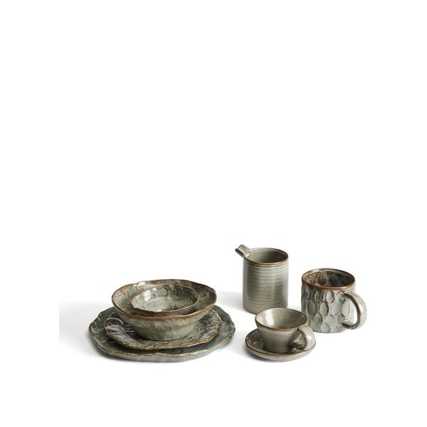 Pelēka keramikas zupas bļodiņa Alenia – Kave Home-image-3