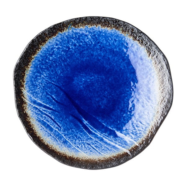 Zils keramikas šķīvis MIJ Cobalt, ø 27 cm