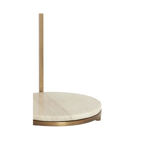 Apaļš sānu galdiņš ar marmora virsmu ø 26 cm Leda – Light & Living-image-4