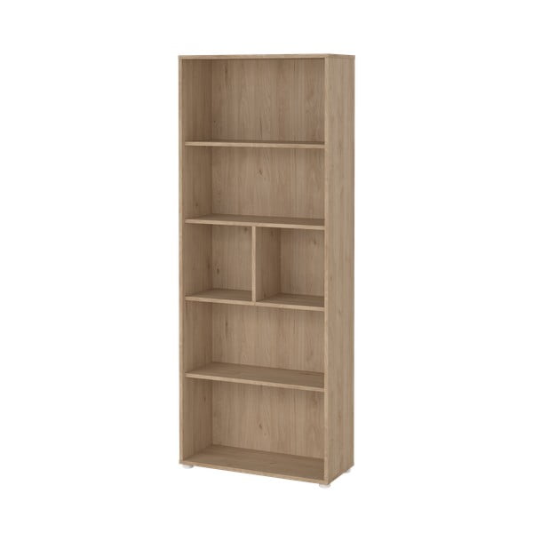 Dabīga toņa grāmatplaukts ar ozolkoka imitāciju 80x205 cm Sign – Tvilum-image-3