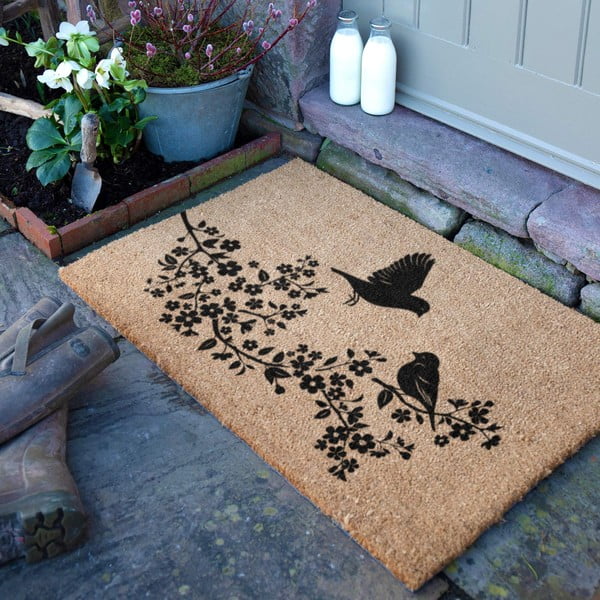 Kokosšķiedras kājslauķis 60x90 cm Birds On a Tree – Artsy Doormats-image-2