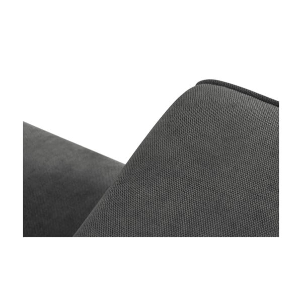 Tumši pelēks dīvāns 214 cm Esther – Milo Casa-image-4