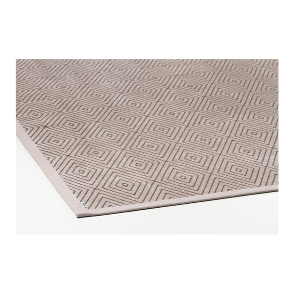 Bēšs rakstains divpusējs paklājs Narma Kalana, 70 x 140 cm-image-2