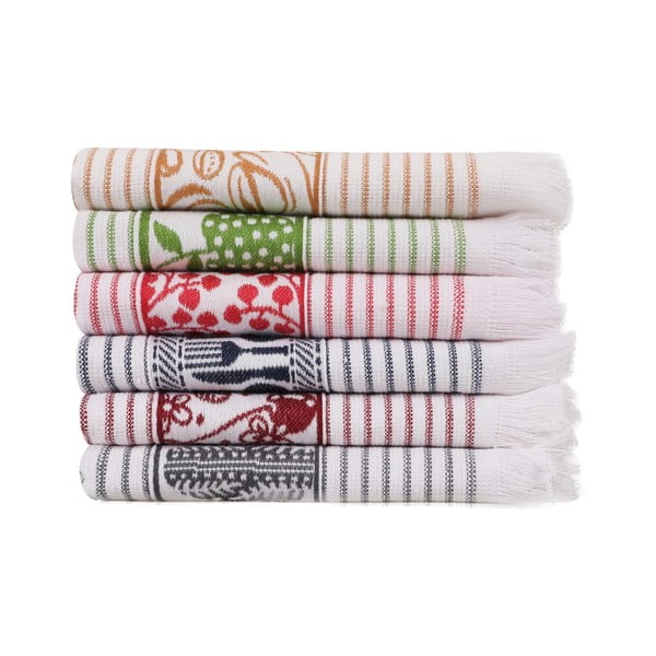 Kokvilnas trauku dvieļi (6 gab.) 40x60 cm Pecete – Foutastic-image-3