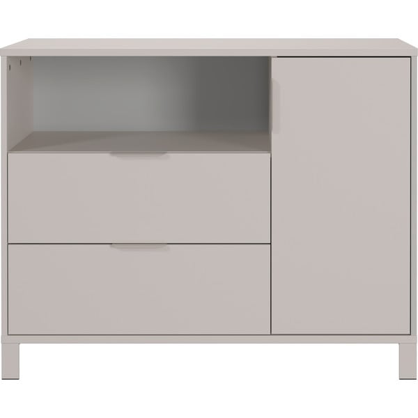 Krēmkrāsas bērnu kumode 115x92x54 cm Alkmaar – Germania