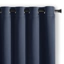 Tumši zils daļēji gaismu necaurlaidīgs aizkars 140x245 cm Kierra – Restilo