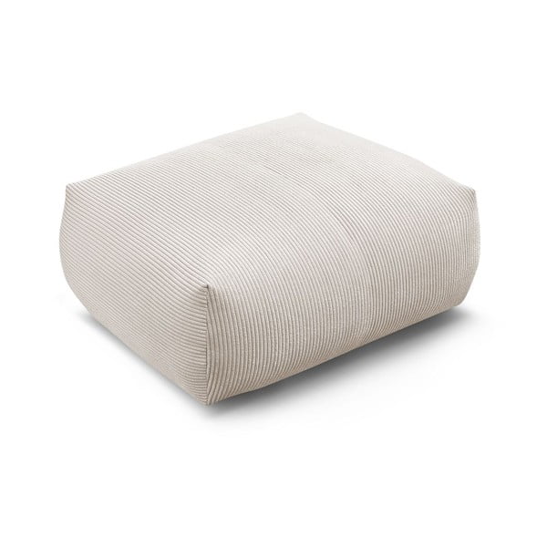 Krēmkrāsas velveta kāju soliņš Voltaire – Bobochic Paris-image-4