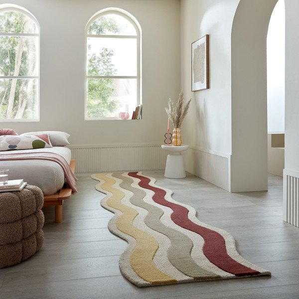 Ar rokām darināts vilnas celiņa paklājs 80x300 cm Cascade Wool – Flair Rugs-image-1