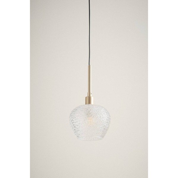 Zelta krāsas stikla piekaramā lampa ø 15 cm Frost – Jotex-image-1