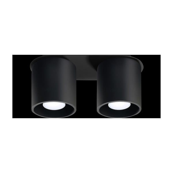 Melns griestu gaismeklis Sollux Roda-image-2