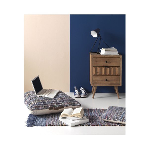 Zils rakstains paklājs Geese Blues, 120 x 60 cm-image-1