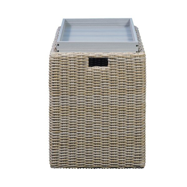 Bēšs/gaiši brūns dārza atpūtas komplekts Modular – Unique Furniture-image-4