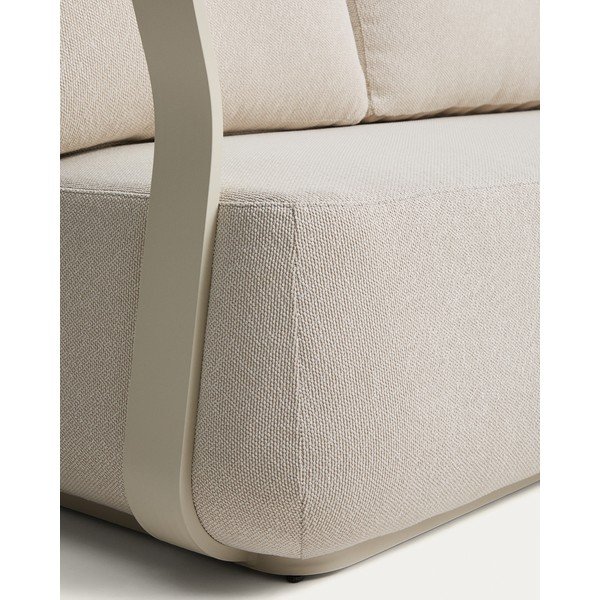 Bēšs polsterēts dārza dīvāns Tamaris – Kave Home-image-4