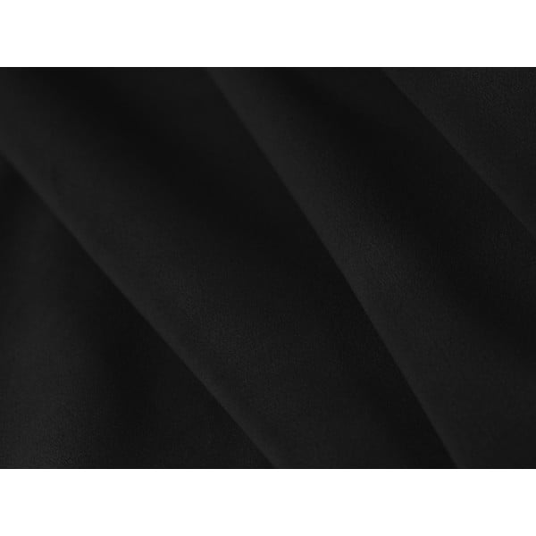 Melns samta stūra dīvāns (ar kreiso stūri/U veida) Paolo – Milo Casa-image-4