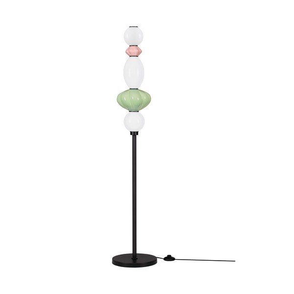 Keramikas LED stāvlampa ar regulējamu spilgtumu ar keramikas abažūru/ar stikla abažūru (augstums 136,5 cm) Oneta – Nova Luce