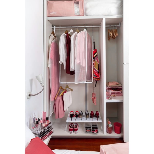 Tekstila drēbju uzglabāšanas kaste Milky – Compactor-image-4