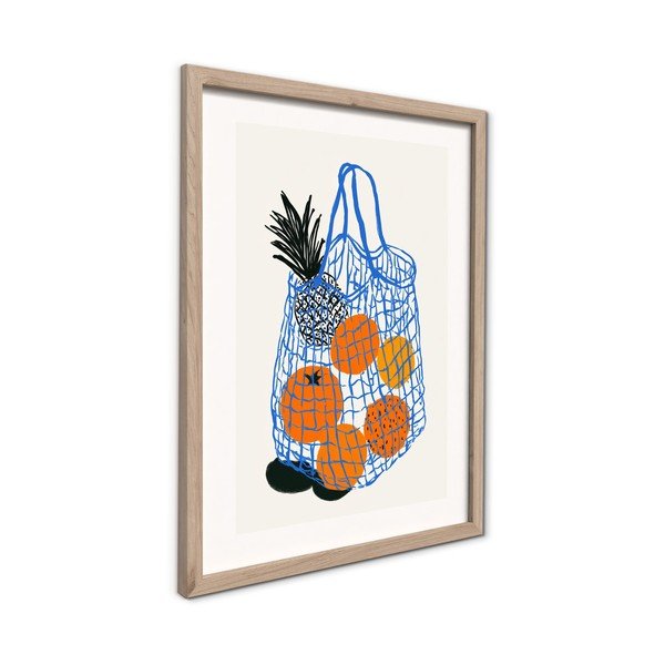 Drukāta glezna ar rāmi 30x40 cm Summer Fruit – Styler-image-4