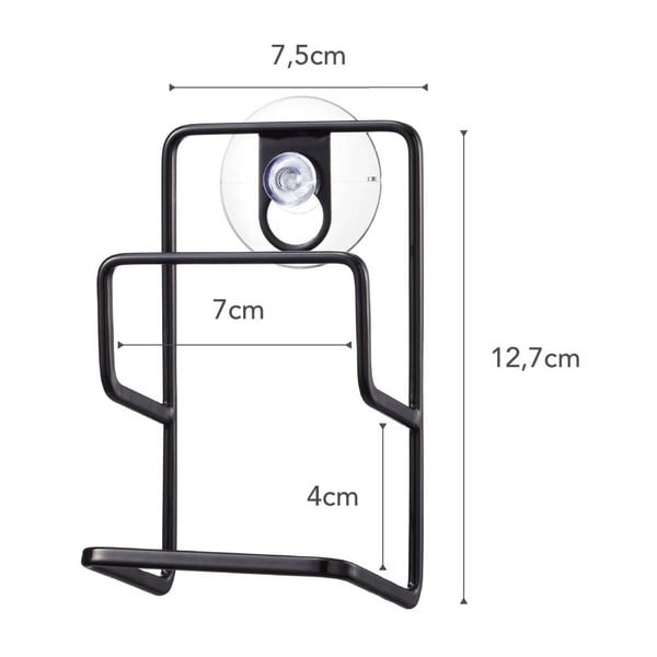 Melns sūkļa turētājs YAMAZAKI Tower-image-2