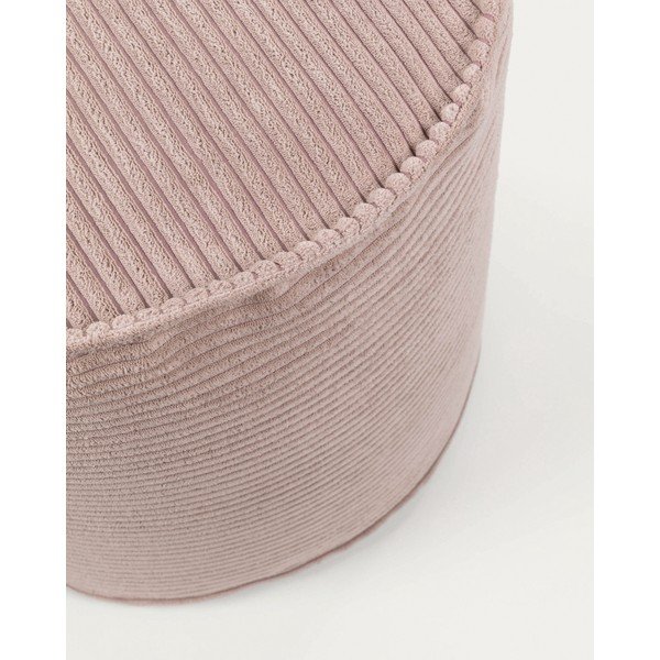 Rozā velveta pufs Wilma – Kave Home-image-2