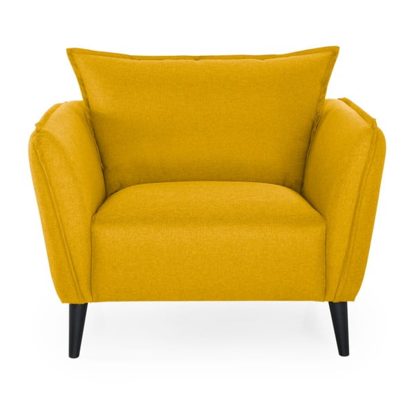 Dzeltens krēsls Scandic Retro