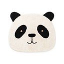 Melns/krēmkrāsas mazgājams/ar rokām darināts kokvilnas bērnu paklājs 103x120 cm Snuggle Patsy – Hanse Home
