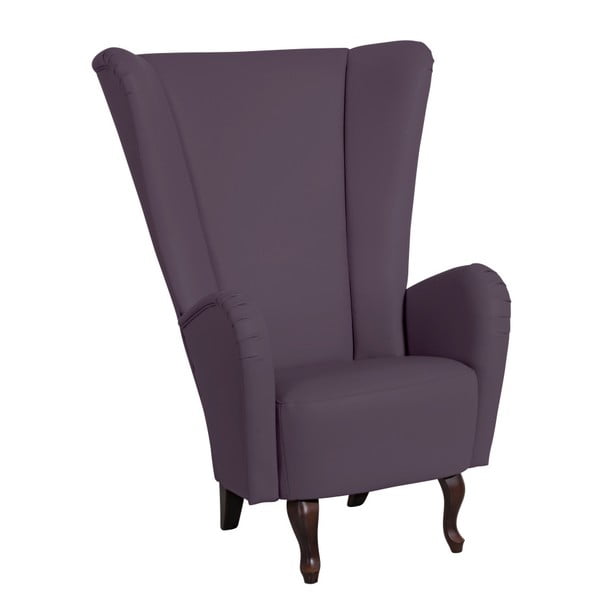 Violets ādas imitācijas krēsls Max Winzer Aurora