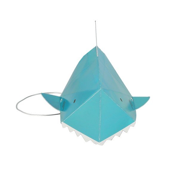 Papīra cepures (8 gab.) Shark – Meri Meri-image-2